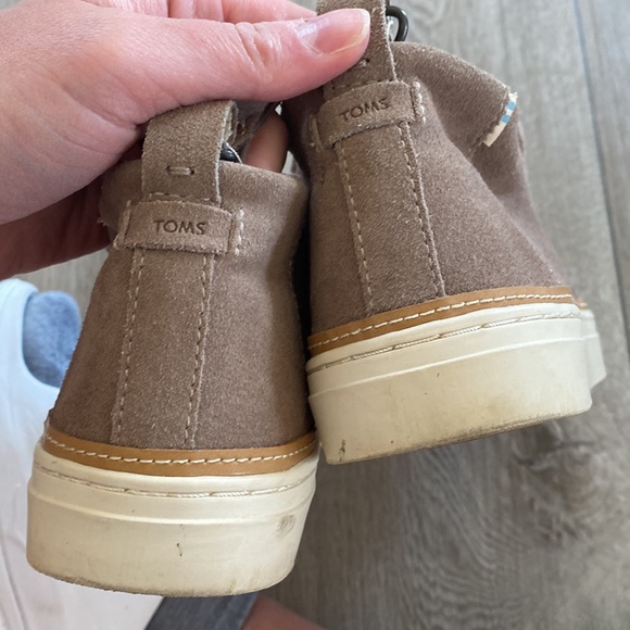 Tom’s Paxton Tan Suede Sneaker Slip-on Bootie Shoe - Picture 10 of 10